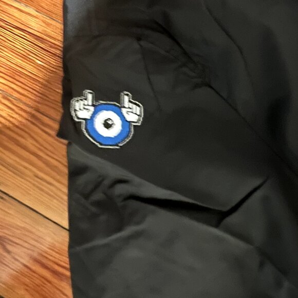 Alpha Industries MA-1 Bomber Jacket Black with a Custom Patch 3XL Plus Size - Picture 4 of 4